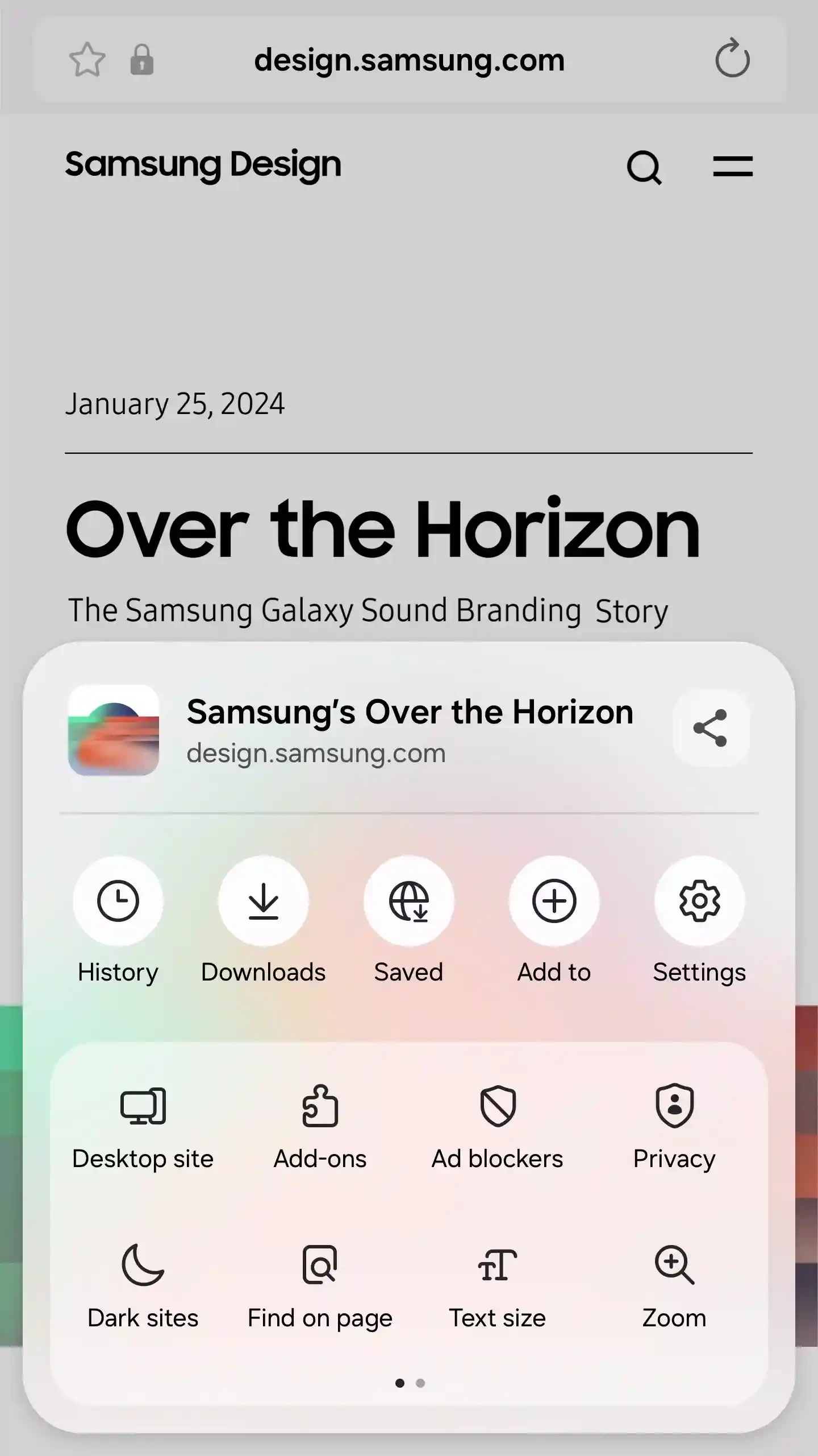 Samsung Internet Browser — Screenshot 2